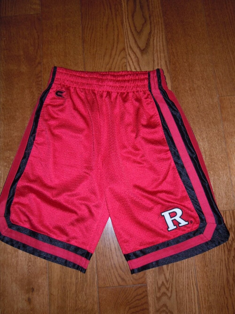 RUTGERS ELASTIC WAIST SHORTS EMBROIDERED SZ Sm EUC COLOSSEUM ATHLETICS